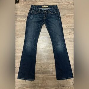 BKE Women's Dark Wash Bootcut Jeans - Indigo